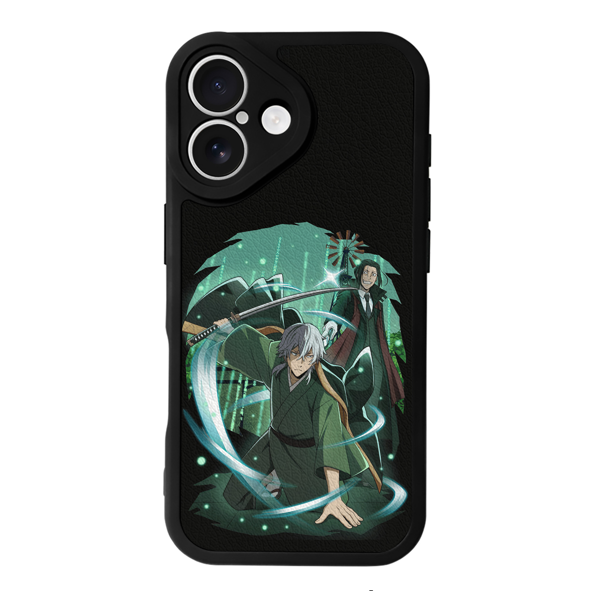 （画像用） 文豪ストレイドッグス Bungo Stray Dogs 【iPhone 16シリーズ対応】シリコンスマホケース（レザー調） 材質：シリコン